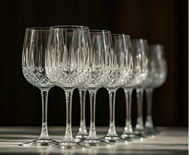 glassware collection