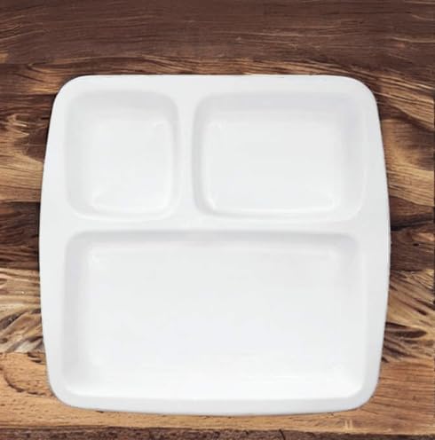 Melamine 3 Compartment Meal Tray Thali