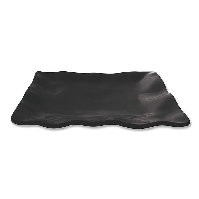 Square Wavy Melamine Platter