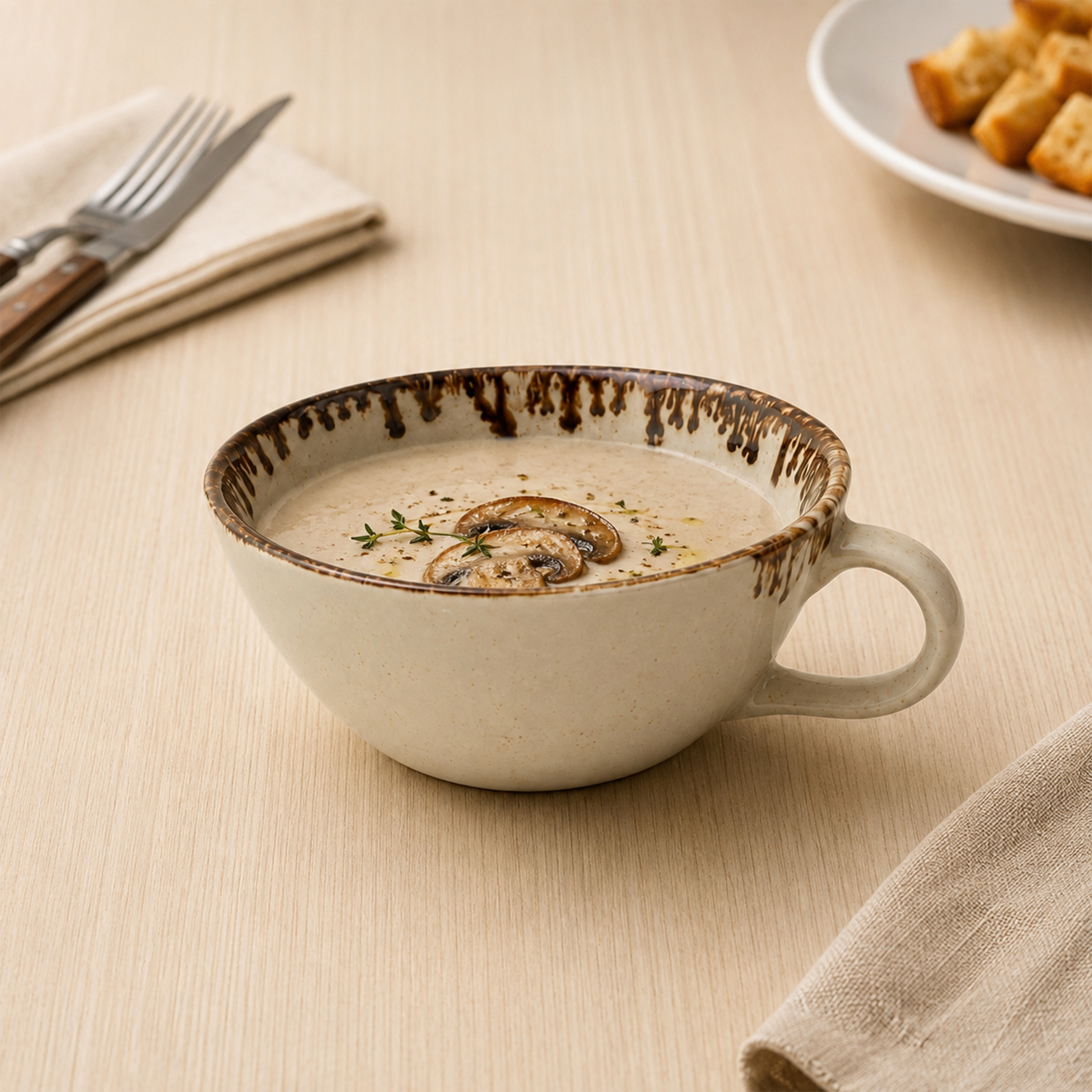 Soup Bowl Power w handle