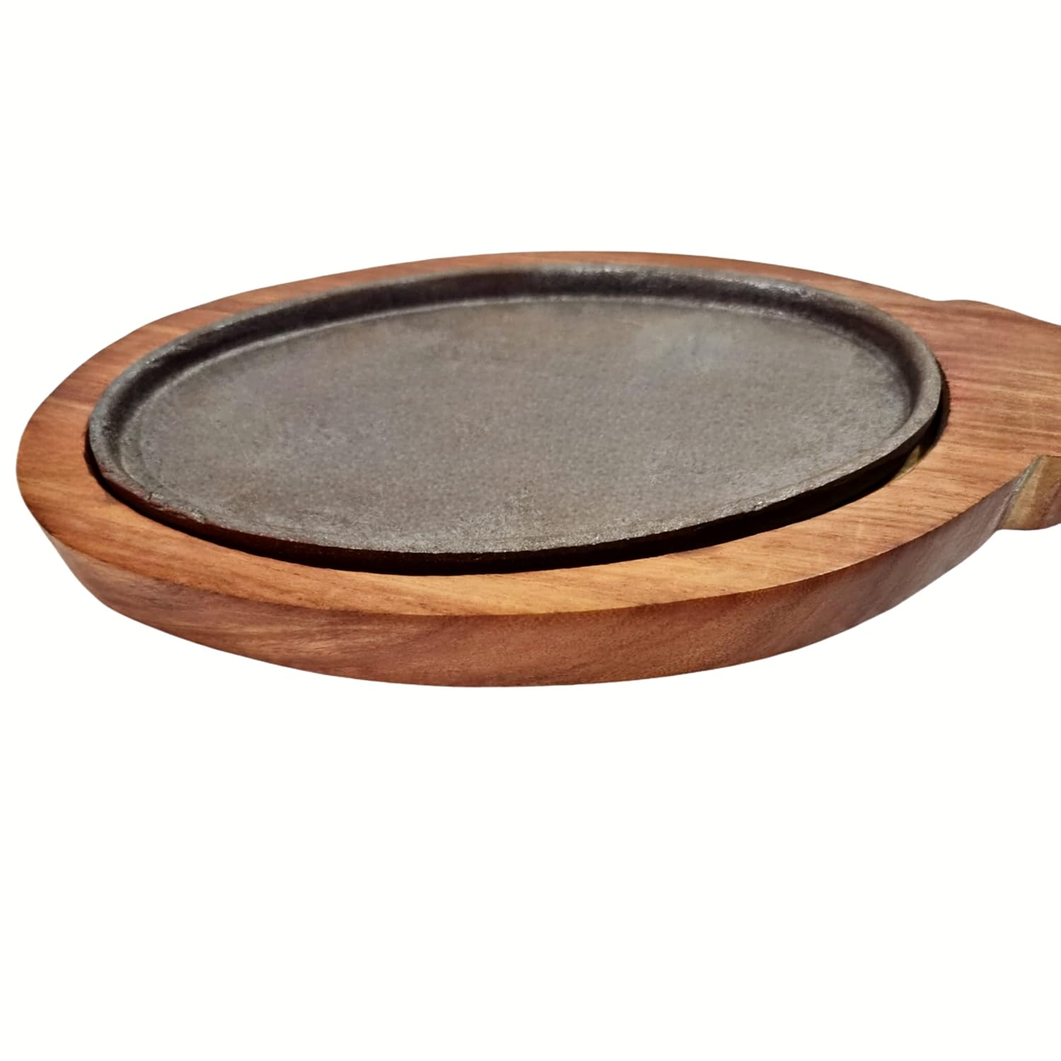 Nautical Collection bat Shape sizzler Plate Tray with Wooden Base for Kitchen Survey Pack of 1