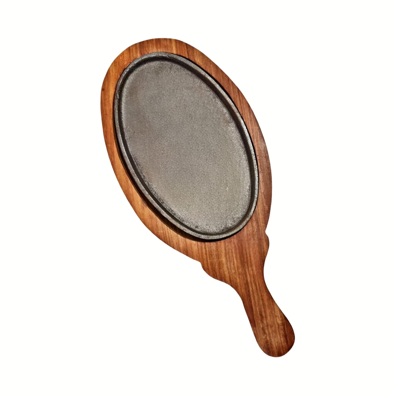 Nautical Collection bat Shape sizzler Plate Tray with Wooden Base for Kitchen Survey Pack of 1