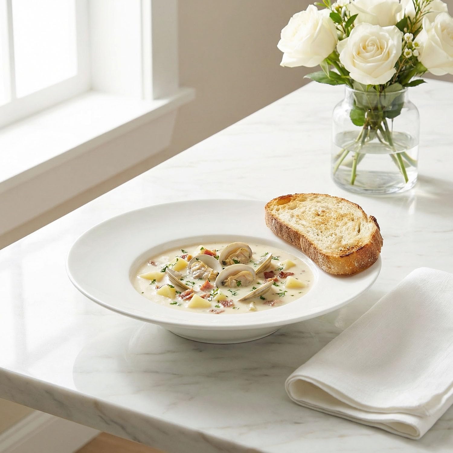 Ceramics Rimmed Soup Bowls