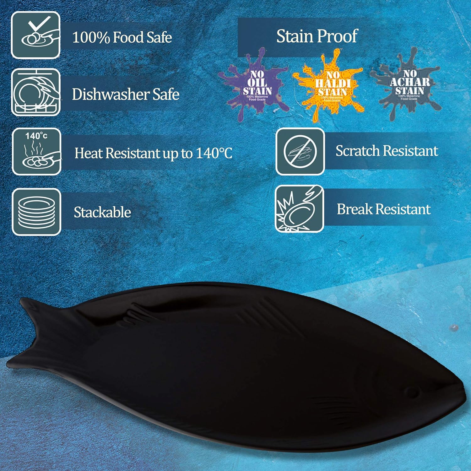 Fish Melamine Platter